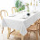 Floral Embossed Vinyl Tablecloth, Rectangular, 60 x 126 in 1