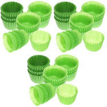 Moule à gâteau vert, 3000 pièces, caissettes à dessert en papier d'emballage, moules à muffins