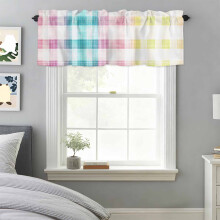 Easter Stripe Valance 42x18in Polyester Rod Pocket