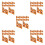 50Pièces Décorations Mur En Orange Pour Maquette De Ruines 8