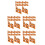 50Pièces Décorations Mur En Orange Pour Maquette De Ruines 9