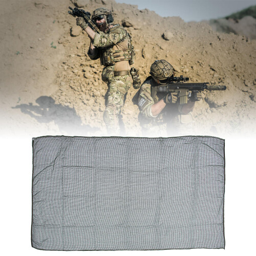 Grauer Camouflage Schal Elastisch Baumwolle 2