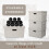 Collapsible Storage Bins with Lids, 3-Pack, 17" x 12" x 11" 3