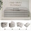 Collapsible Storage Bins with Lids, 3-Pack, 17" x 12" x 11" 4