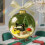 Boule à neige décorative en forme de machine à coudre, 8 cm 4