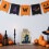 Halloween Linen Drawstring Bag – 10x10cm 4