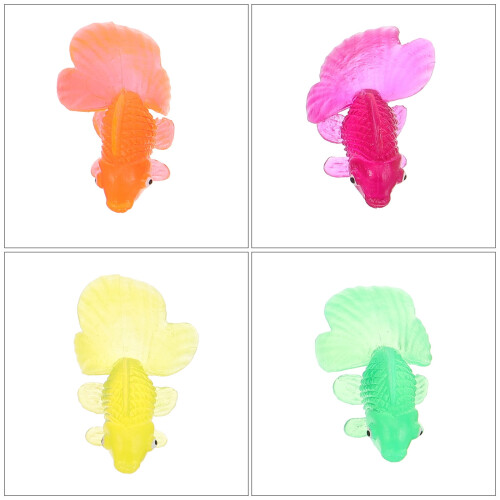Mini Plastic Fish Figurines 10pcs for Dollhouse Decor 1