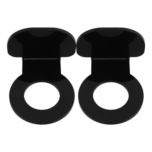 6Pièces Support Mural Noir Pour Batte Baseball Tennis Golf 2