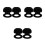 6Pièces Support Mural Noir Pour Batte Baseball Tennis Golf 6