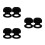 6Pièces Support Mural Noir Pour Batte Baseball Tennis Golf 9