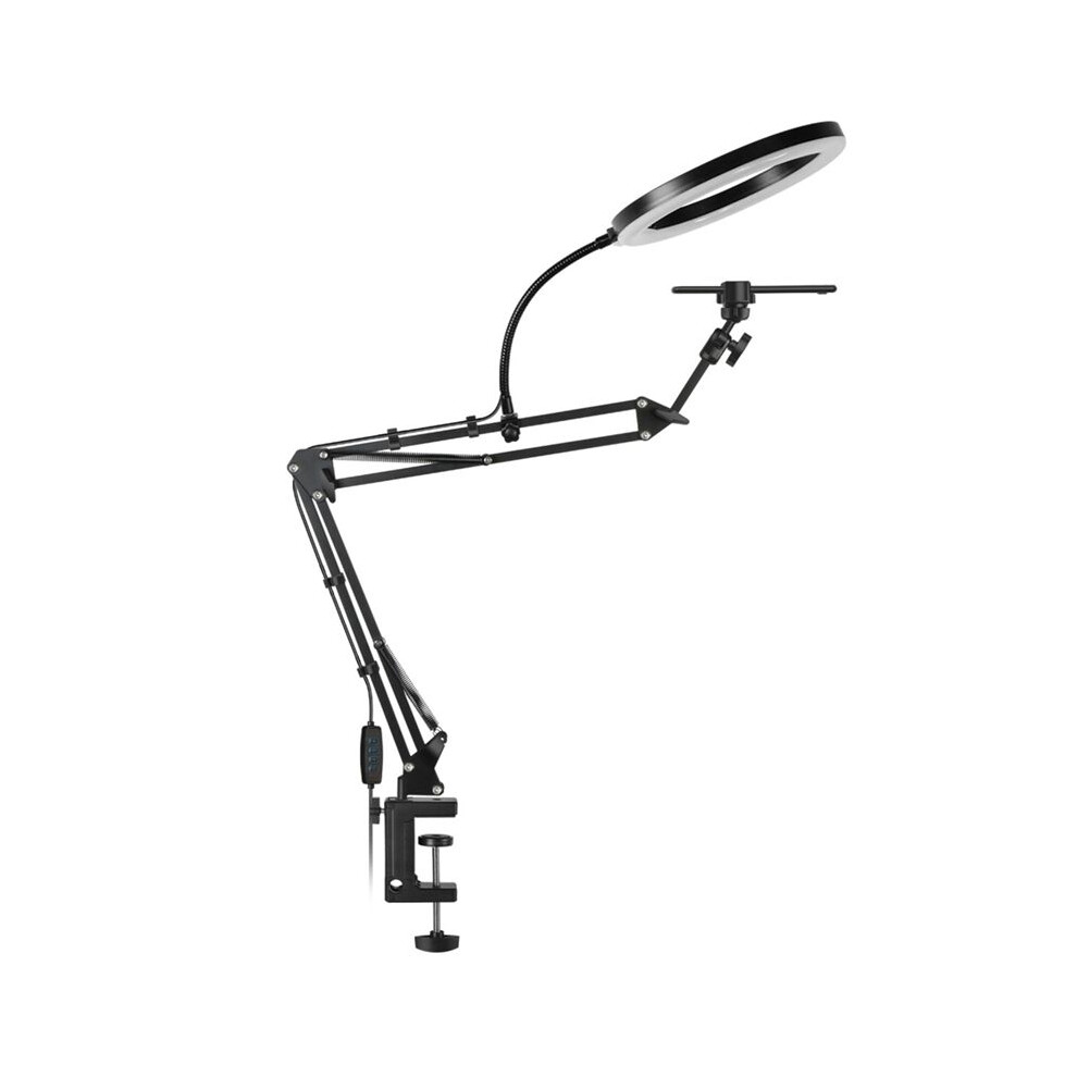 Video Conferencing Lamp Mobile Phone Live Broadcast Bracket Fill Adjustable Three Color Temperature,For Live Video Light 4711451432895