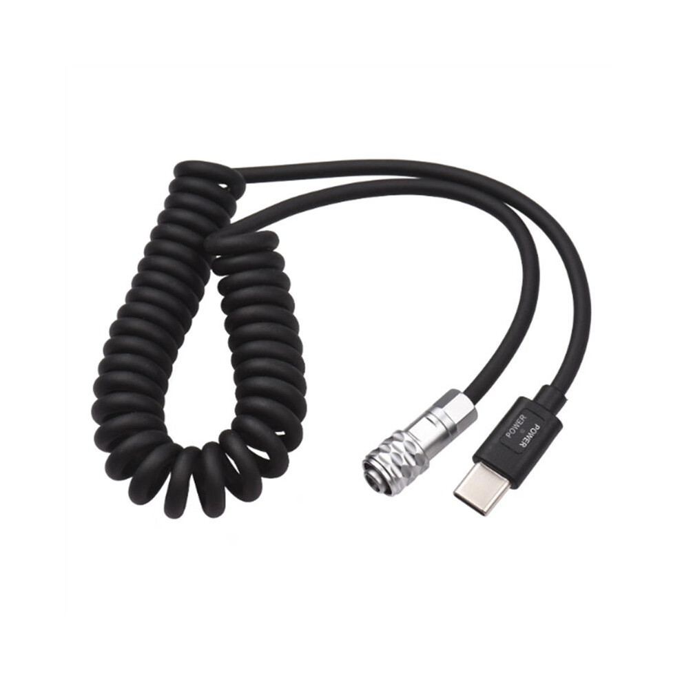 Andoer Usb-C Power Cable Replacement For Blackmagic Pocket Cinema Camera Bmpcc 4K/6K To Usb Type-C Spring Cable 4713913825672