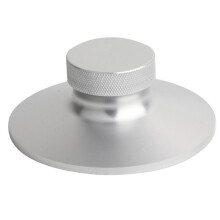 Audio LP Vinyl Plattenspieler Recorder Gewichtsklemme Stabilisator Vibration mit Wasserwaage Silber