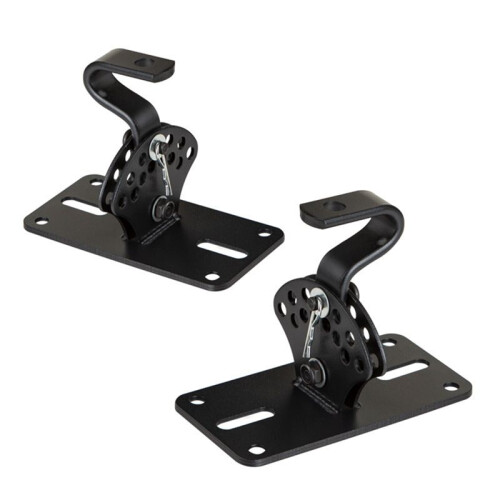 2Pcs Speaker Wall Mount Bracket Screw Pendant Bracket Bracket Speaker Ceiling Rack Surround KTV Hanger Rings 1
