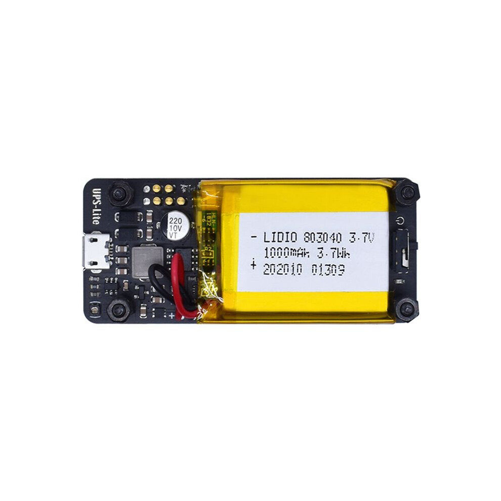 Ups-Lite Power Board For Raspberry Pi Zero Battery Pack Charger Accessory Built In 1000Mah With Power Detection Function 4713607186157