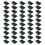 50PCS Battery Pack Cover Holder Part Shell Case for  360 Wireless Controller Joypad Replacement Parts 1