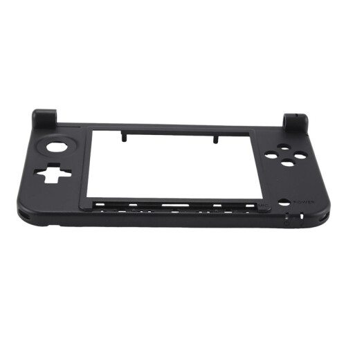Middle Frame Replacement Housing Cover Case Bottom Console Cover for  3Ds Xl/Ll Game Console Case Black