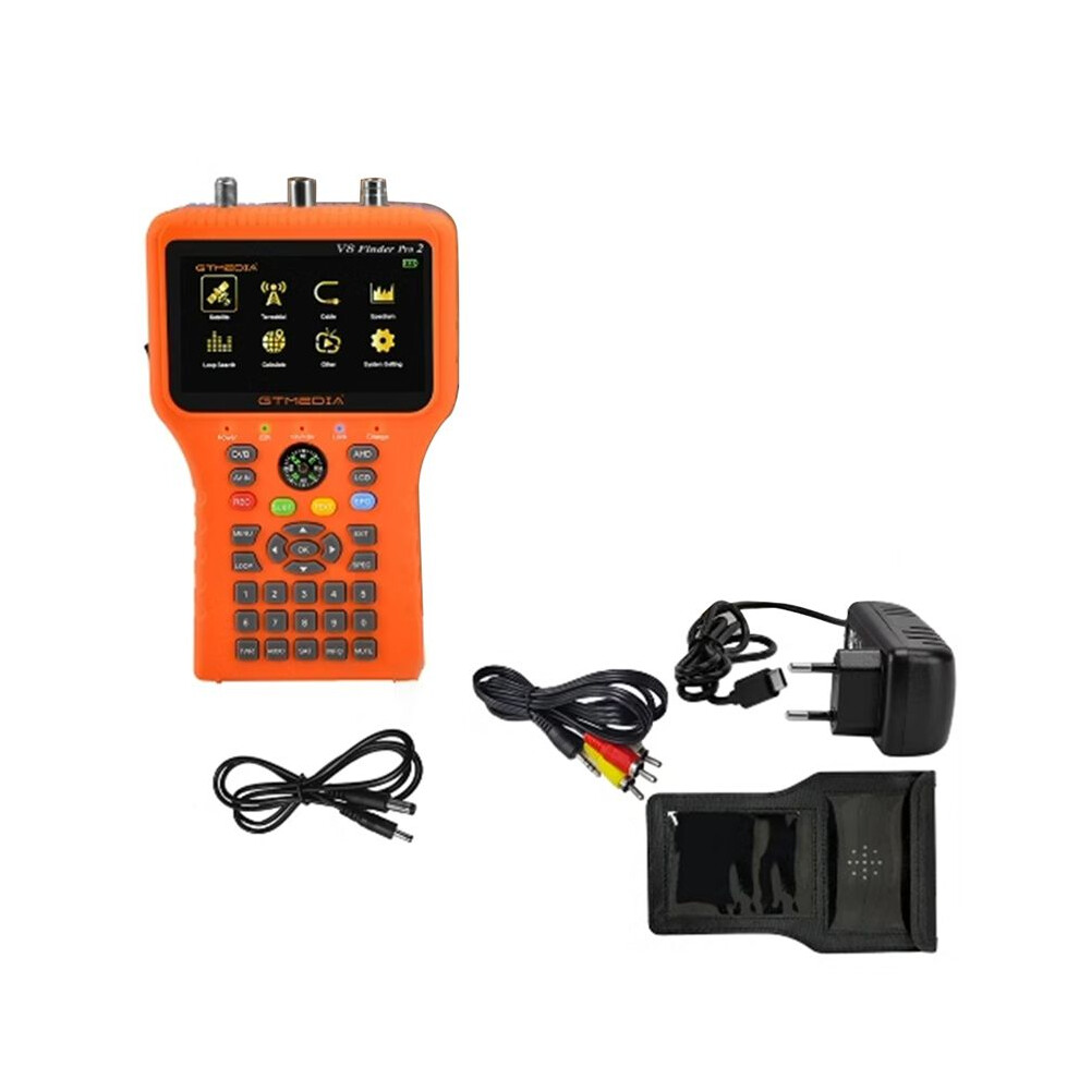 Gtmedia V8 Finder Pro 2 Satellite Signal Finder Dvb-S2 Dvb-T2 Dvb-C Freesat H.265 Meter Eu Plug 6033318395937