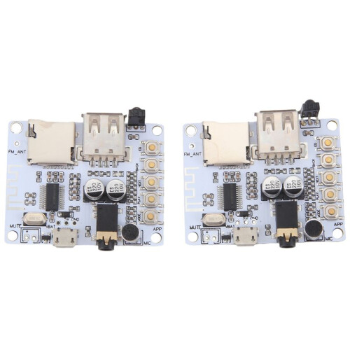 2Pcs  Audio Receiver Module Wireless Module Car Lossless Speaker Amplifier Modified  4.1 Board Module