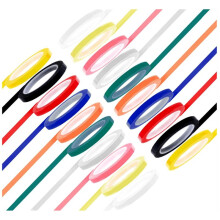 20 Rollen 10 Kleuren Autoclaaftape 216 Ft/LX 0,24 In/W Instrumentenidentificatietape Autoclaveerbaar 270 Fahrenheit