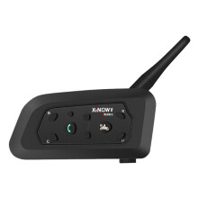 XINOWY V6 PRO 1200M Motorcycle Helmet Headset Intercom for Motorbike 6 Riders BT Wireless Waterproof Interphone MP3