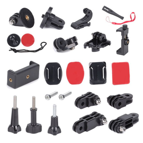 Accessories Kit for Action Camera Accessory Adapter Fixing Bracket Extension Rod for   Action3