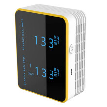 Tuya WiFi 15in1 Luchtkwaliteitsdetector Huishoudelijk Draagbaar PM0.3 PM1.0 PM2.5 PM10 CO CO2 TVOC HCHO Tester Wit