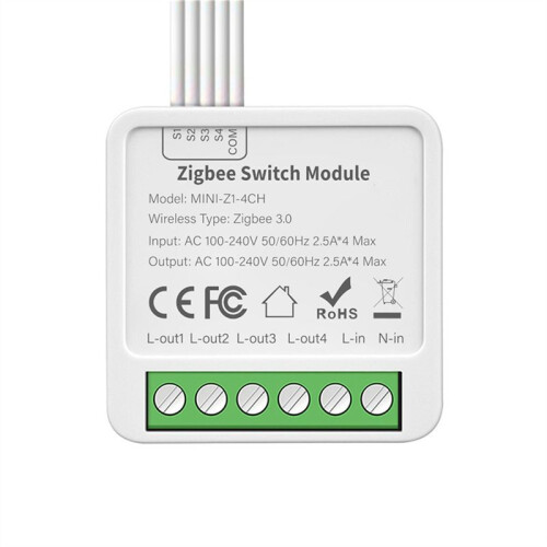 4-Wege-Ein-/Ausschalter Graffiti  ZigBee  4-Wege-Ein-/Ausschalter -Unterputz-Boxschalter