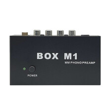 Box M1 mm Phono Preamp for Turntable Phonograph Preamplifier Stereo Audio HiFi with Headphone Amplifier