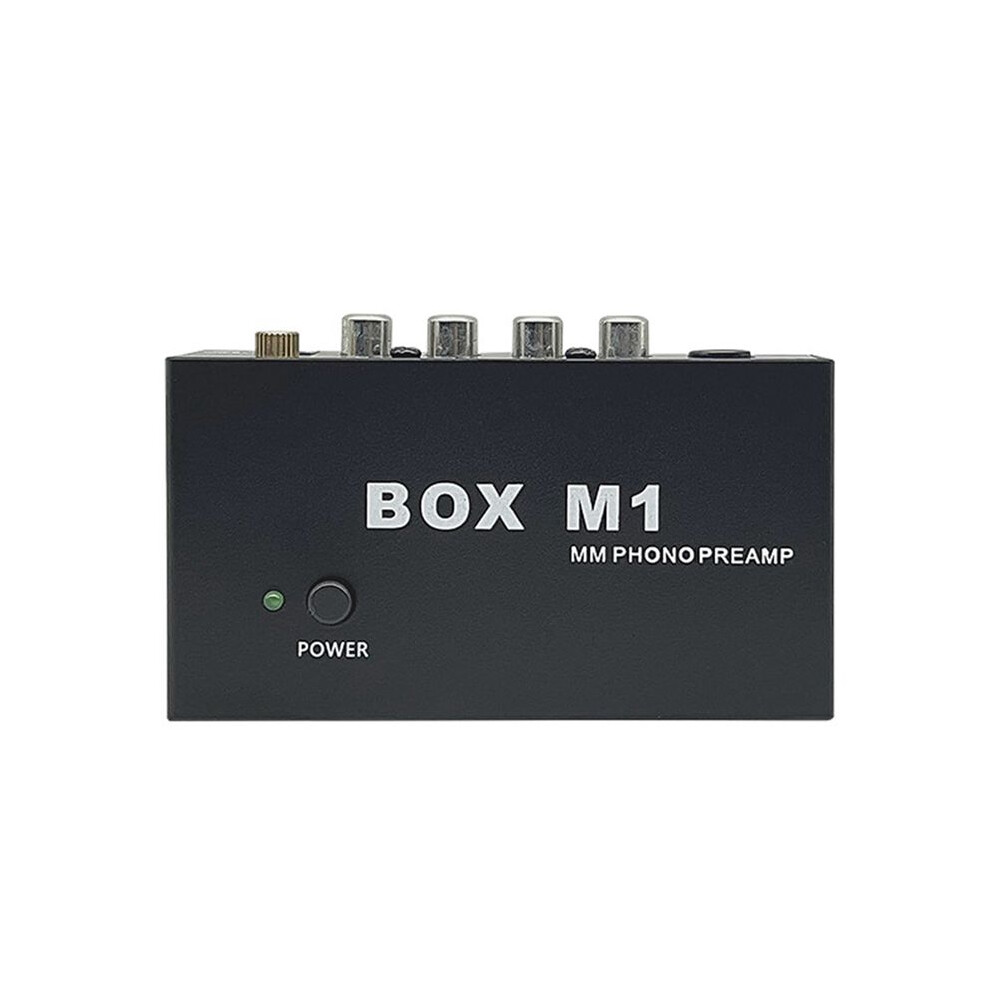 Box M1 Mm Phono Preamp For Turntable Phonograph Preamplifier Stereo Audio Hifi With Headphone Amplifier 6133053093065