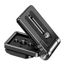 Support en L Pliable pour Appareil Photo Reflex Numérique, Angle de Réglage, Plaque de Dégagement Rapide pour Appareil Photo Adapté à Divers
