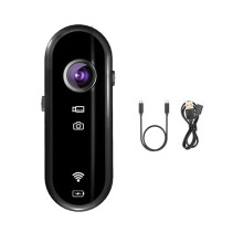 Multifunctional Camera 1080P HD Camera WIFI Mobile Phone Interconnection for Motorcycle Bicycle Video Recording,A