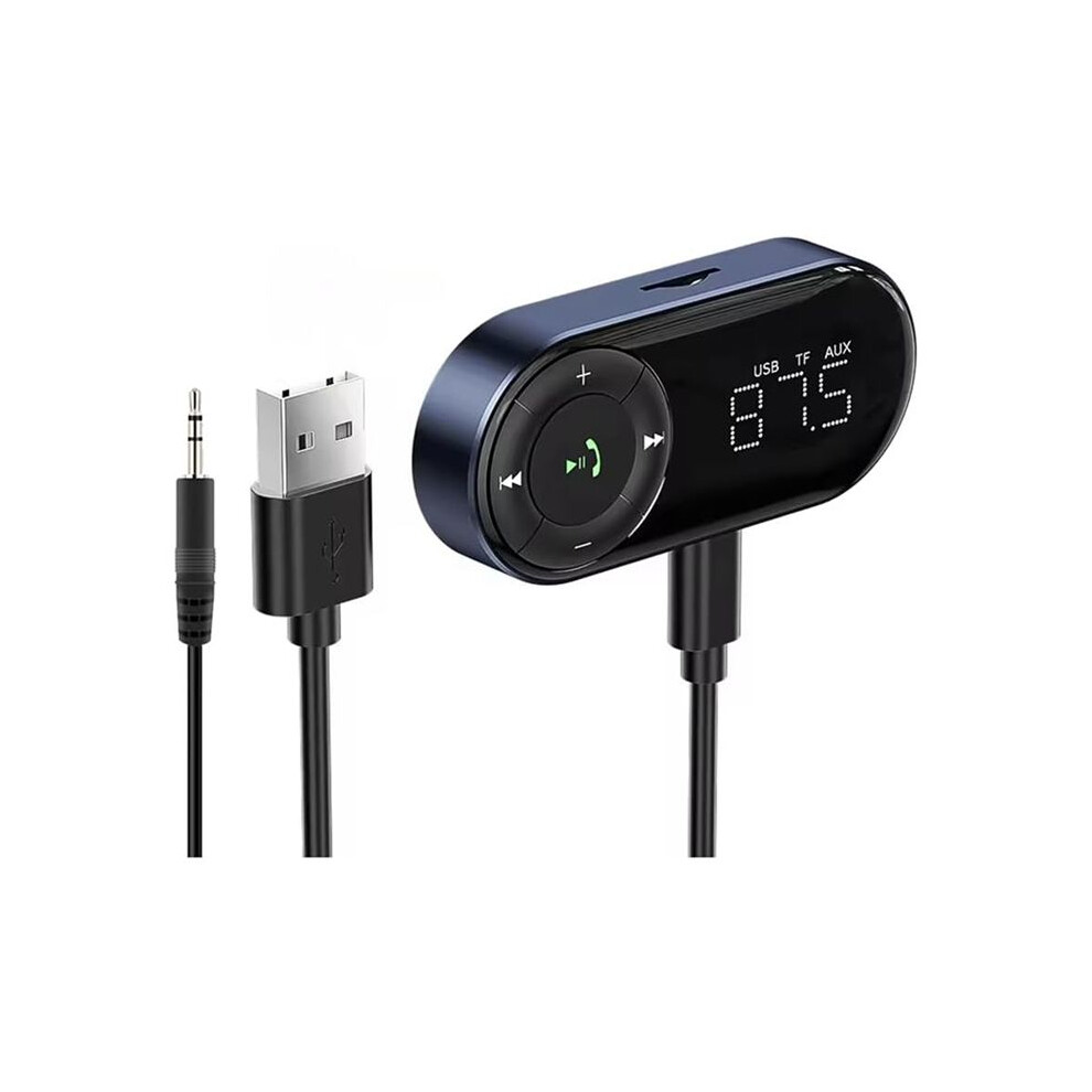 5.2 Fm Transmitter Receiver For Car,Bass Stereo Hifi Sound Car Adapter Support Hands Free Calls 4714185176271