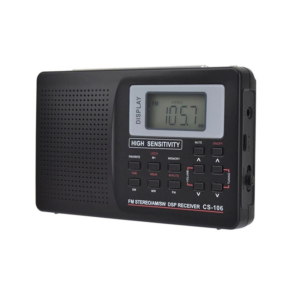 Full Band Radio Am/Sw/Fm Radio Full Frequency Receiver Receiving Fm Radio With Timing Alarm Clock Portable Radio 6031264418090
