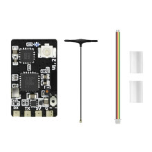 SEQURE ELRS 2.4GHz Single RX Single Antenna Receiver FPV Racing Drone Fixed Wing Small Size Long Distance High Refresh Rate Low