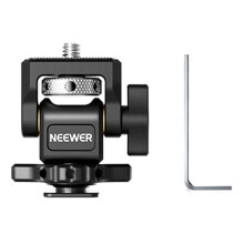NEEWER Camera Monitor Mount met Cold Shoe, Anti Twist 1/47inch Schroef voor 57inch & 7inch Field Monitor