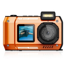 Wasserdichte Kamera D50 Dual Screen Selfie Outdoor Sports HD Tauchen Unterwasser IP68 10 Meter Wasserdicht zum Schwimmen,A