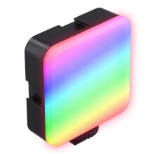 Full Color RGB LED Video Light 3000K-6000K Fill Type-C Pocket Camera Hot Shoe Light