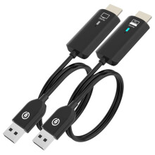 Extender Wireless Compatibile  Trasmettitore Audio Video Ricevitore Fotocamera Adattatore per Specchio da PC Portatile A TV 1080P 60Hz