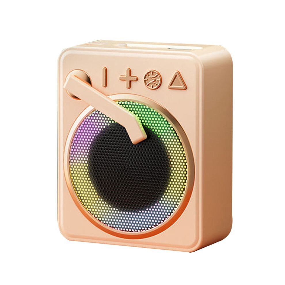 Portable Retro 5.0 Speaker+Rgb Wireless Record Player Speakers Support Tf Card U Disk Mp3 Player Light 4712574156613