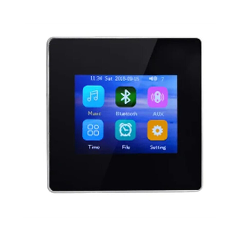 Home Theater Hifi Fidelity Amplifier Built-In 5.0 Module Full Screen Touch Digital Amplifier Black 4712443513059