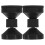 8Stk Verstellbare Bettstoppers ABS Kopfteil Wandfixierer 2