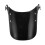 OUNONA Motorrad-Windschutzscheibe schwarz 22x22x0,4cm 6