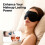 3D Contoured Sleep Mask for Side Sleepers Light Blocking 5