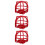 3Pièces Protection Sprinkler Rouge Métal Usage Garage Bâtiment 6