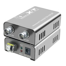 20Km 3G HD SDI Fiber Optic Extender Via LC Fiber Cable 1080P Dual SDI Output for PS4 DVD PC Camera to TV Monitor EU Plug
