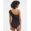 Ruffle Front One Shoulder Maternity Swimsuit UPF 50+ 6