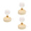 3Pièces Bouteille D'eau Beige Pour Portable Facile À Utiliser 6