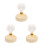 3Pièces Bouteille D'eau Beige Pour Portable Facile À Utiliser 7