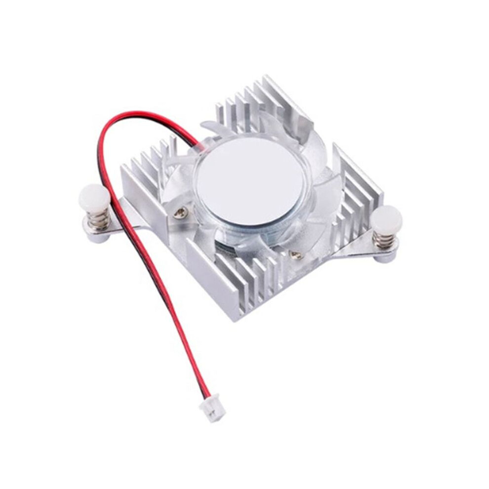 For Pi 5 Integrated Aluminum Heatsinks Active Cooling Fan All In One Fin Radiator For 5 Orange 4711314315716